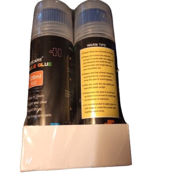 XPCARE Puzzle Glue 4 Pack OF 4 OZ BOTTLES Sealed NWT - Picture 3 of 7